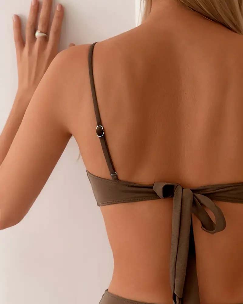 Marcelle | Bikini elegante de dos piezas con efecto moldeador