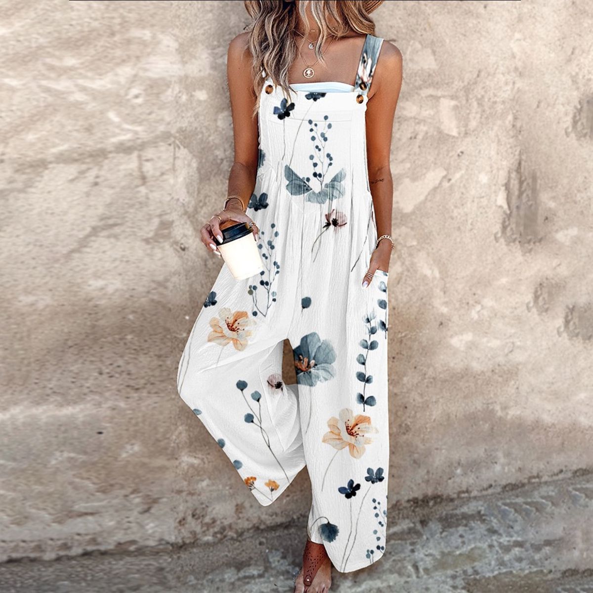 Mono estampado de estilo casual