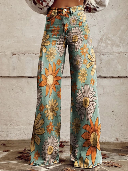 Cirilla — Pantalón palazzo floral