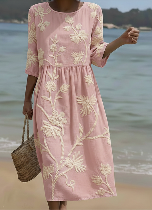 Phoebe | Vestido midi con estampado floral