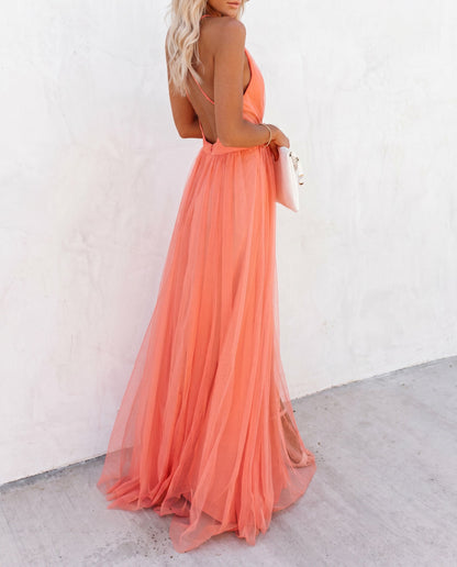Vestido Coral Degradado