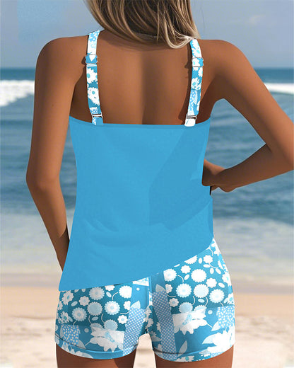 Sabrina | Bikini de dos piezas con ajuste cómodo y estilo floral para la playa