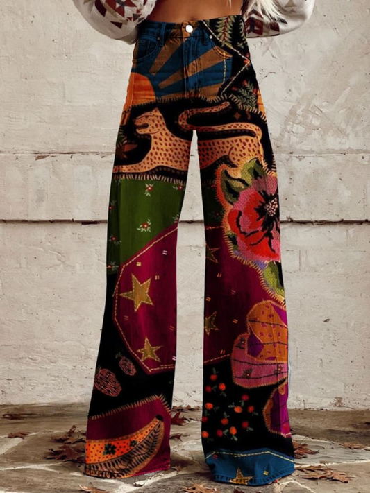 Léna — Pantalón bohemio chic