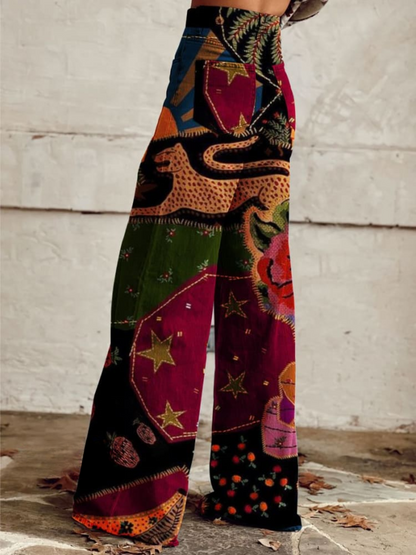 Léna — Pantalón bohemio chic