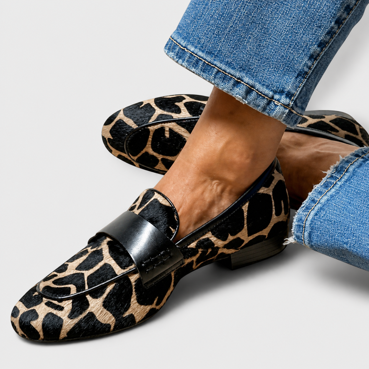 Léonie | Mocasín Leopardo