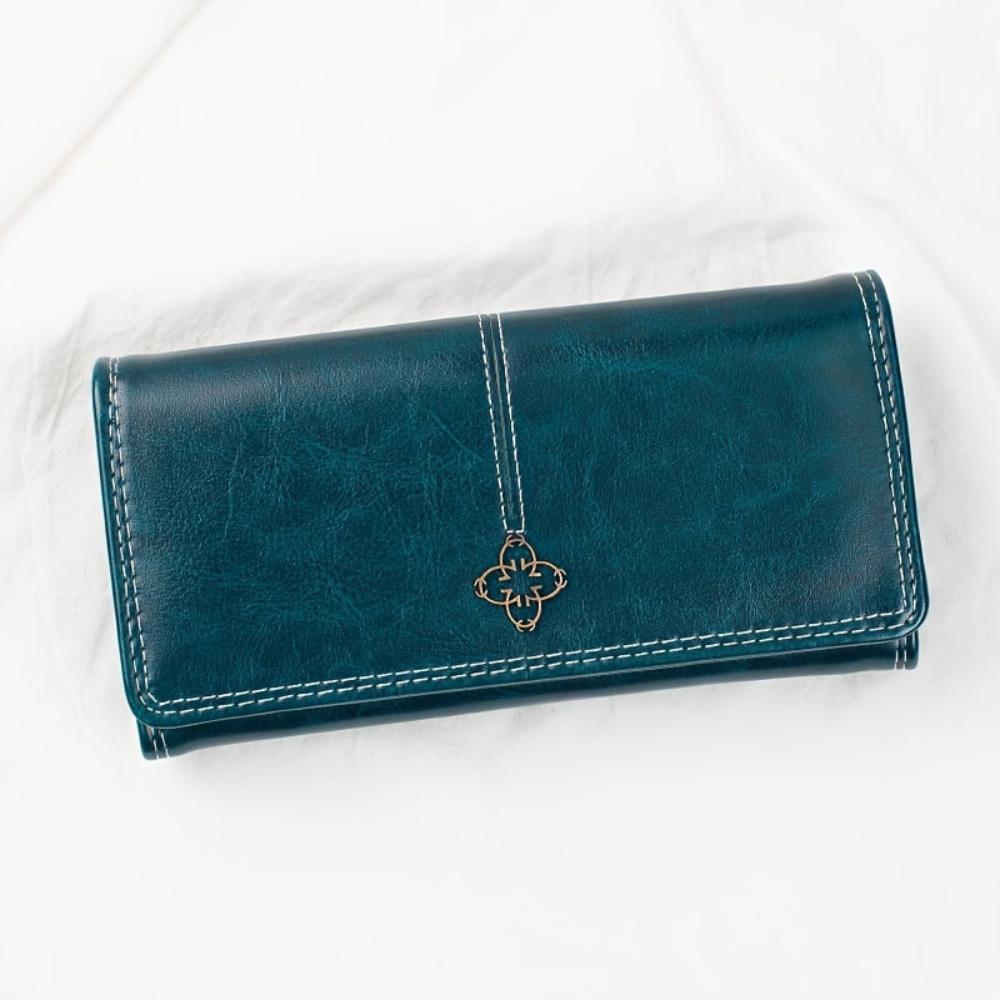 Nicole | Cartera larga de piel