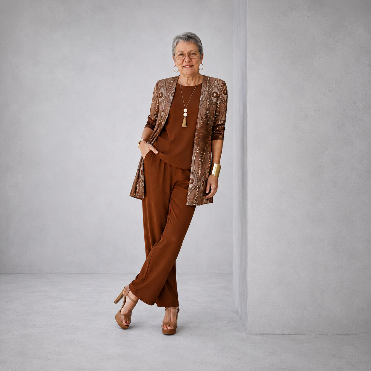 Glenna | Conjunto completo de tres piezas