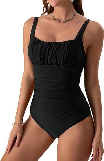 Leona | Tu elegante monokini negro con control de abdomen