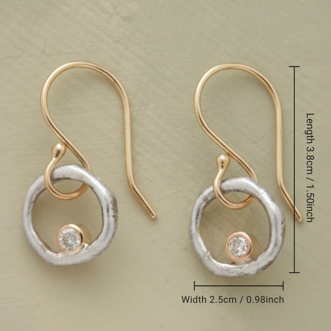 Pendientes vintage de circonita Laura