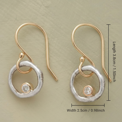 Pendientes vintage de circonita Laura