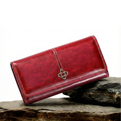 Nicole | Cartera larga de piel