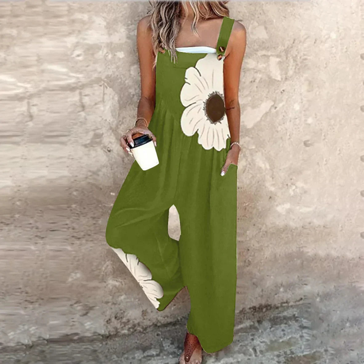 Mono estampado de estilo casual