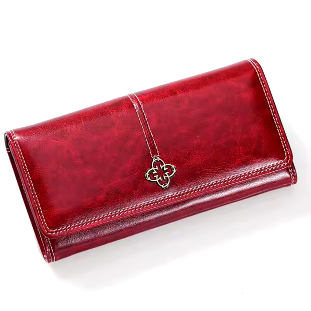 Nicole | Cartera larga de piel
