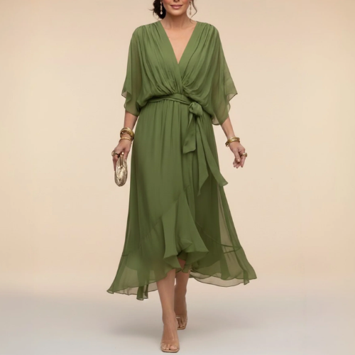 Monica | Vestido con escote en V