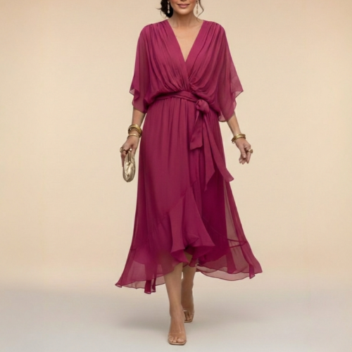 Monica | Vestido con escote en V