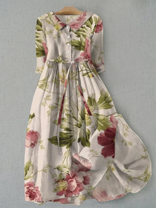 Baylee - Vestido Vintage Floreado