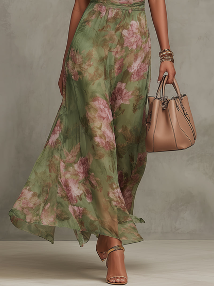 Sofía | Elegante vestido de verano con estampado floral