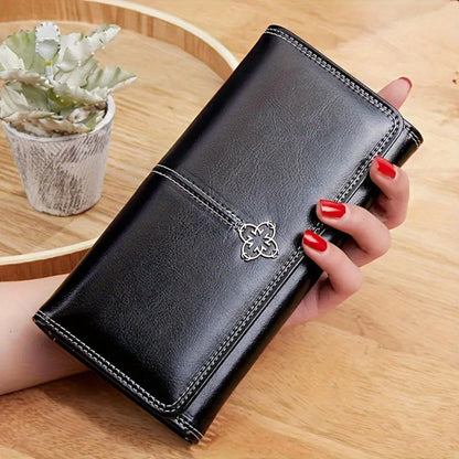 Nicole | Cartera larga de piel