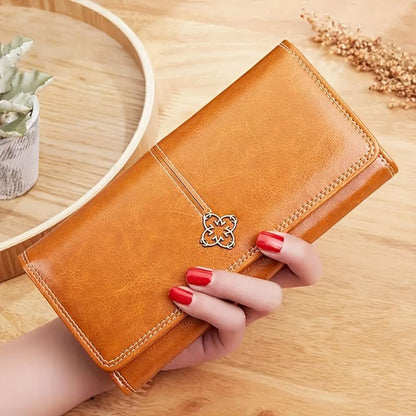 Nicole | Cartera larga de piel