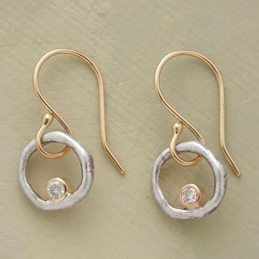 Pendientes vintage de circonita Laura