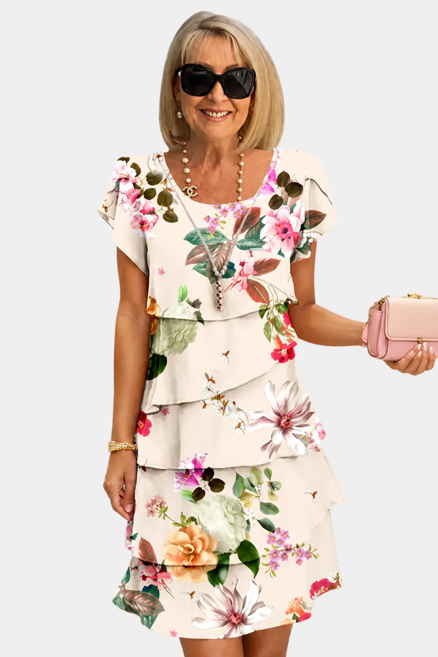 Linda | Vestido elegante con volantes