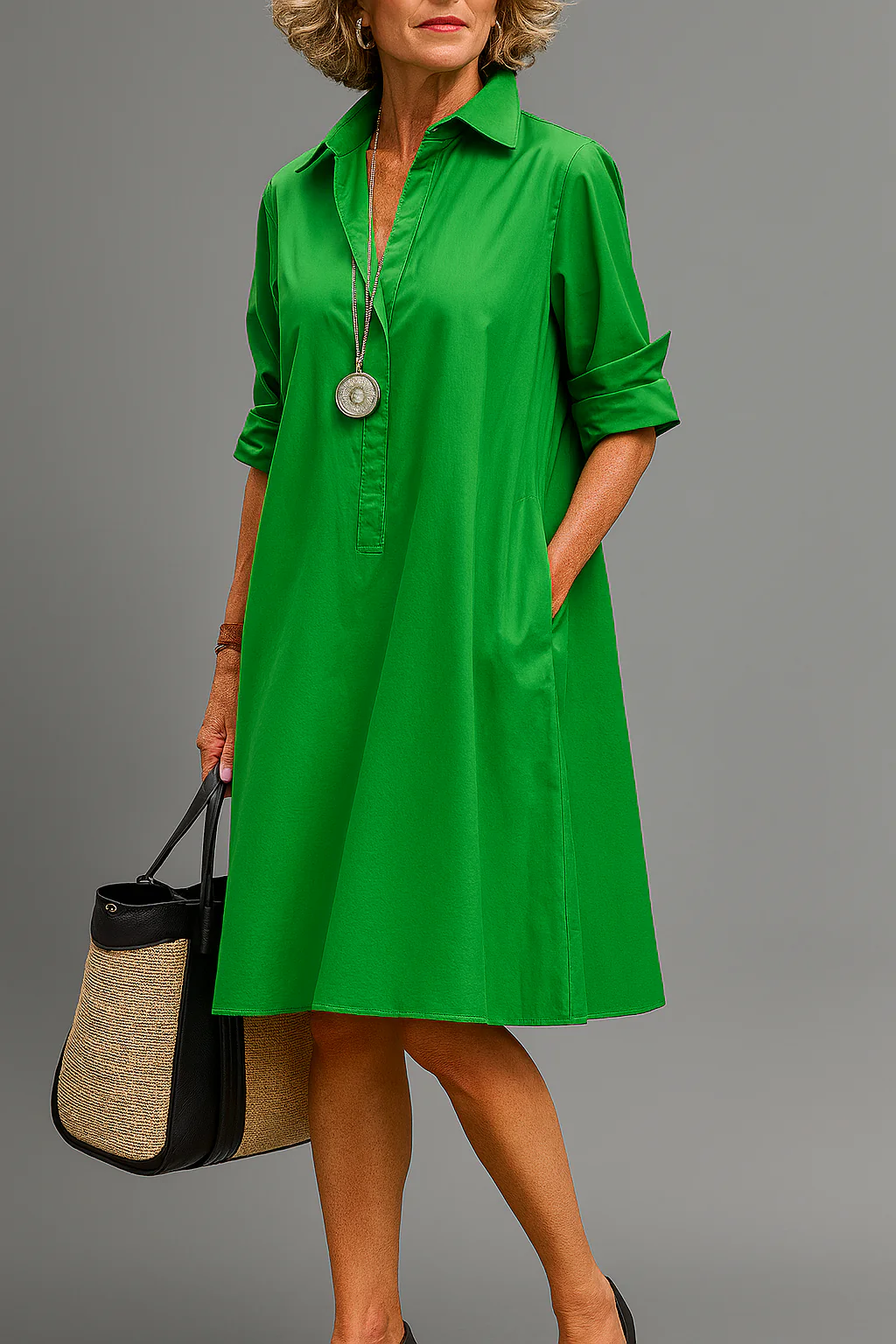 Ana Mari | Vestido midi versátil para mujer