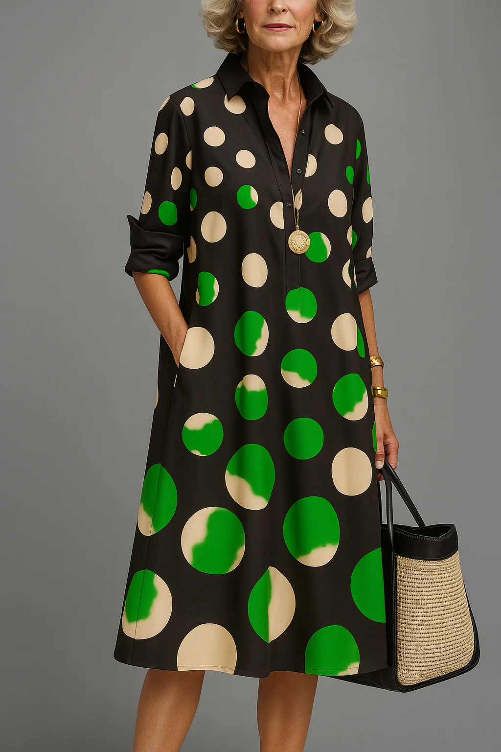 Ana Mari | Vestido midi versátil para mujer
