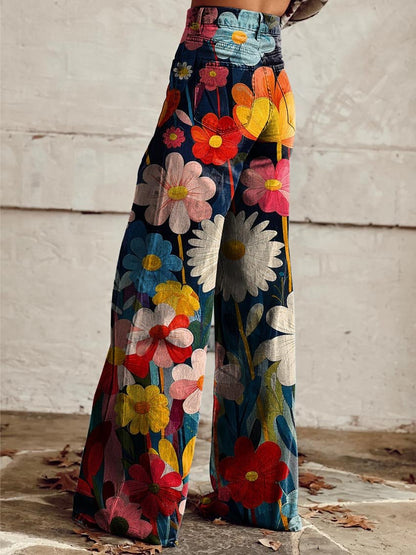 Léna — Pantalones amplios florales