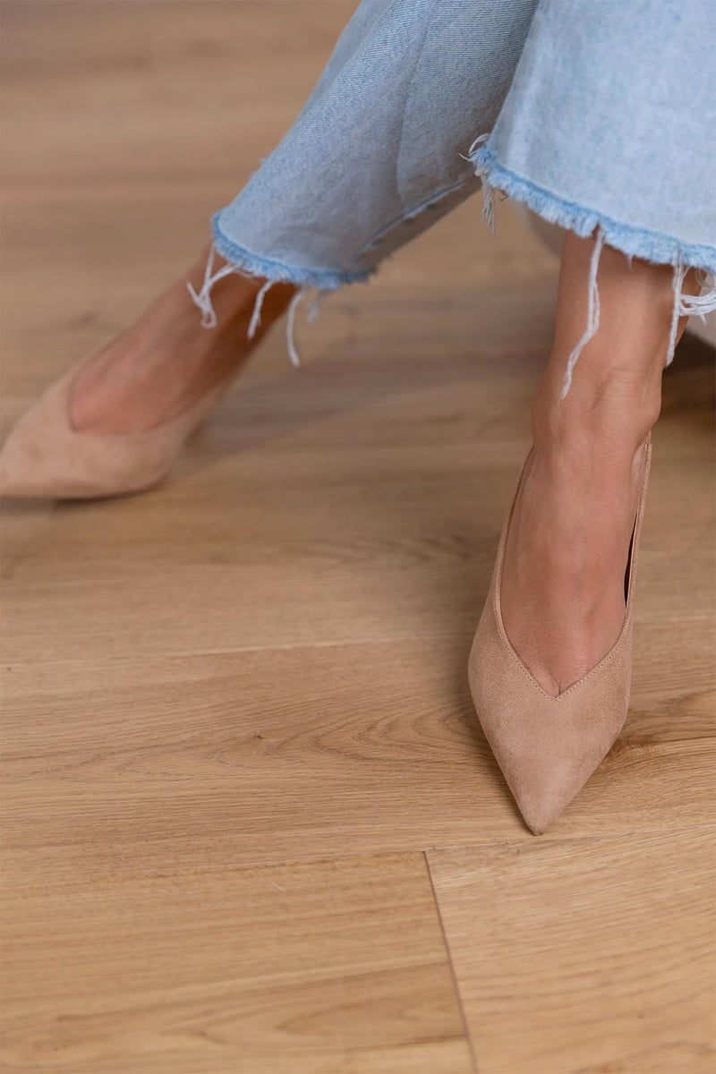Marlena | Talons Bas Nude