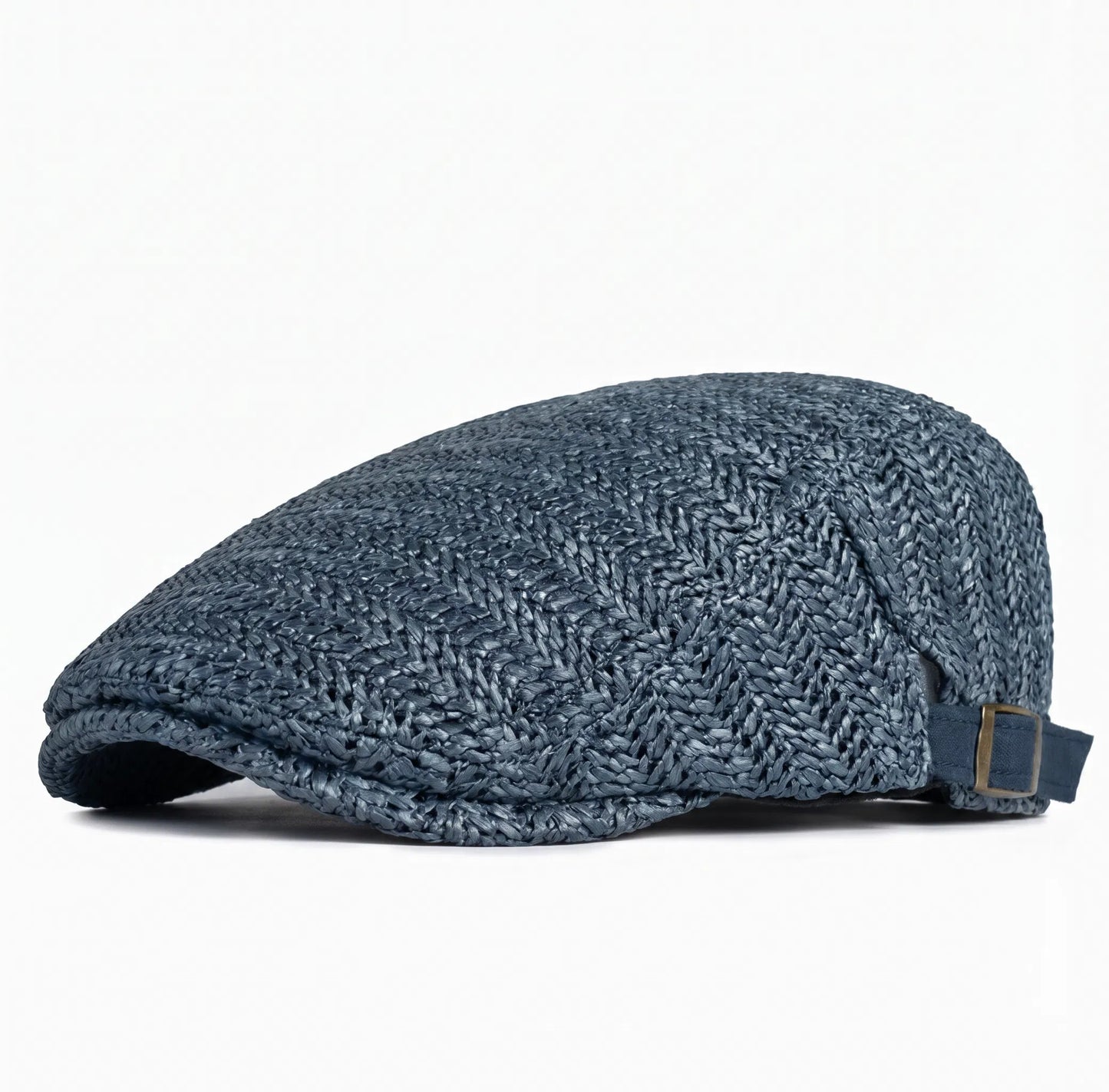 Salvatore — Gorra plana de verano en paja